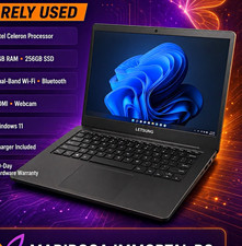ITEL ABLE 1S 14in Intel Celeron 4GB 256GB SSD Win11 HDMI WiFi BT Webcam Black