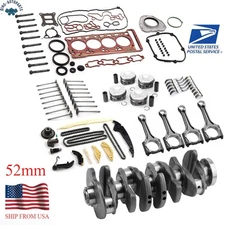 2.0L Engine Crankshaft Piston Timing Chain Kit For AUDI EA888 Gen3 VW TSI TFSI