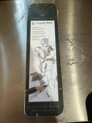 Faber-Castell - 6 Castell 9000, Art Pencil Set, New