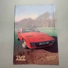 TVR Tasmin ? Single-Sided Sales Brochure Sheet (Frameable)