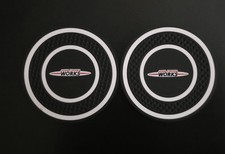 White 2 X Pieces John Cooper Works Jcw Mini Cupholder Inserts Mats 7.2cm Uk White 2 X Pieces John Cooper Works Jcw Mini Cupholder Inserts Mats 7.2cm Uk