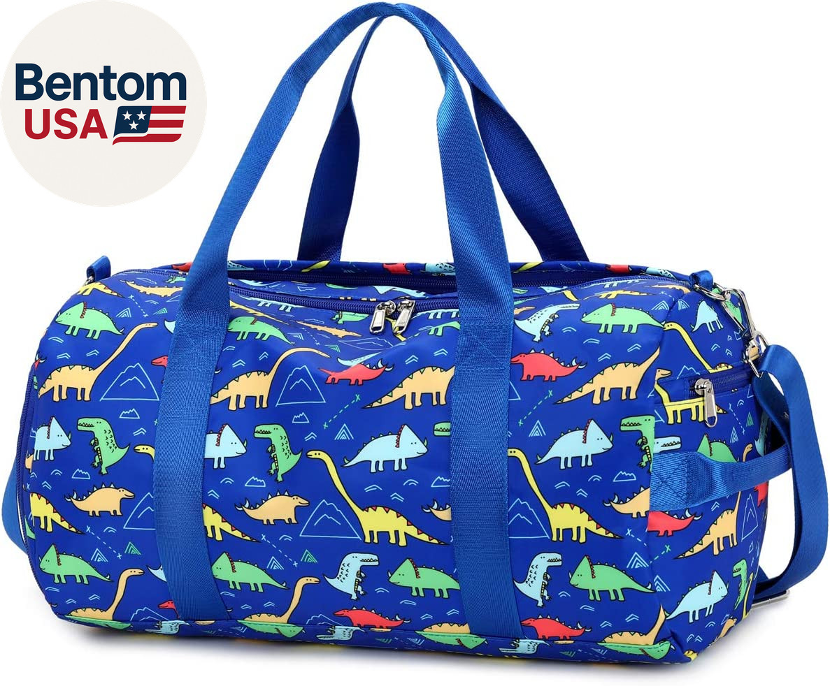 Kids Duffel Overnight Bag Boys Girls Toddler Weekender Carry