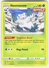 ABOMASNOW 010/198 RARE CHILLING REIGN POKEMON NM/M