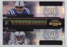 2006 Playoff Contenders Draft Class Black 14/100 Joseph Addai Tim Jennings 4ib
