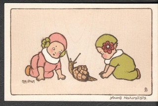 CARTOLINA TUCK'S MOLTO RARA BAMBINI FIRMATA BERTIGLIA serie 3555