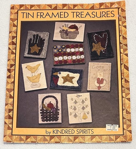 Cornice in latta tesori arte popolare primitiva gancio applique motivi spiriti affini - Foto 1 di 5