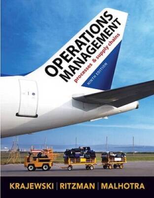 Operations Management (9th Edition) - Hardcover By Krajewski, Lee J - VERY GOOD