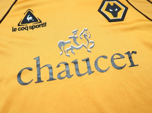 WOLVERHAMPTON 2006/2008 HOME FOOTBALL SHIRT JERSEY KIT LE QOC SPORTIF YOUTH XL - 第 7/14 張圖片