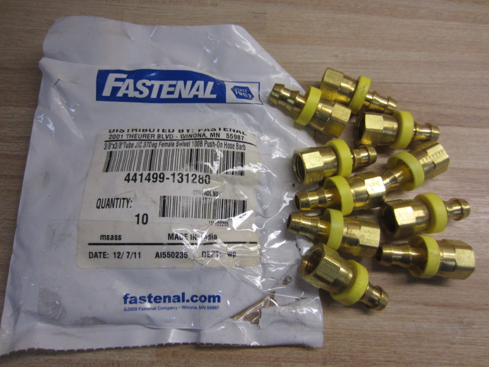 tarai様 Fastenal 441499-131280 Fitting 441499131280 (Pack of 10) | eBay