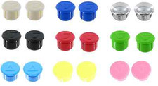 2 BOUCHONS DE GUIDON CINTRE VELOX VELO FIXIE CHROME NOIR BLANC BLEU VERT ROUGE