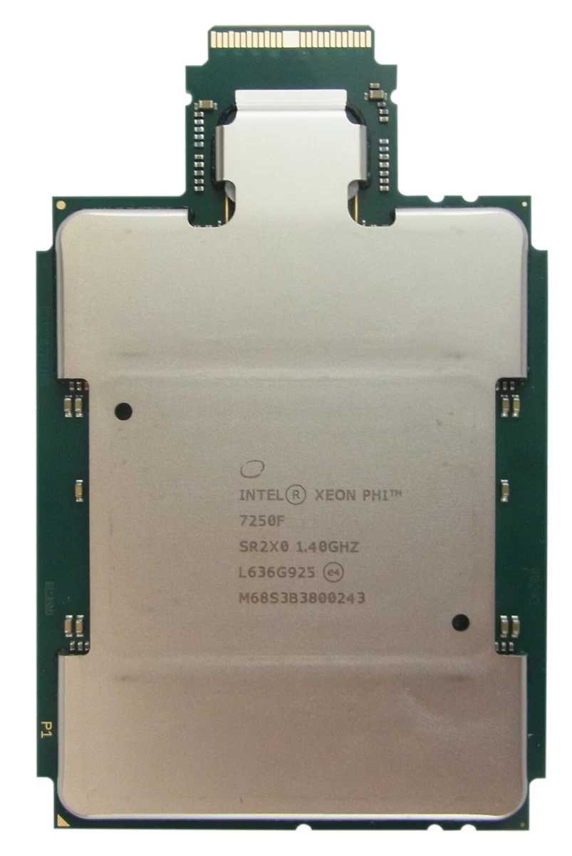 INTEL XEON PHI 7250 1.40GHZ 68 CORE 34MB L2 CACHE 215W LGA3647 - SR2X1 - Rénové