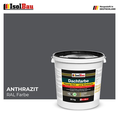 Dachfarbe Anthrazit 20 kg Sockelfarbe Fassadenfarbe Dachbeschichtung
