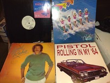 Vintage LP Vinyl Lionel R. signed & GO GOs plus Pistol my 64