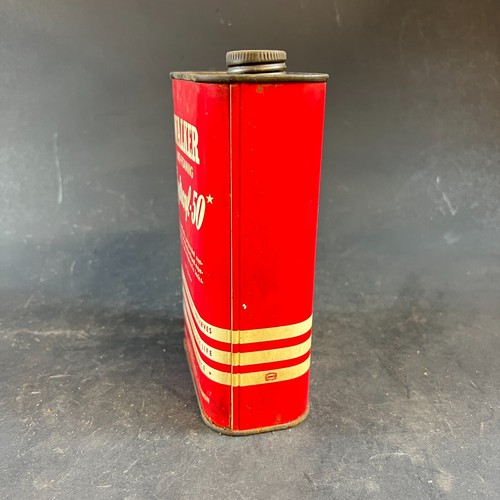 Walker Hydroyl-50 Anti-Foaming Hydraulic Jack Oil Can - Vintage Advertising Can - Picture 4 of 7
