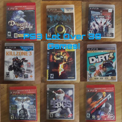 Lot of Sony PlayStation 3 Games - Choose Your Own Bundle - New Game Selections!