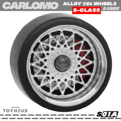 CARLOMO Alloy 1/64 Wheels S-Class S03A - S03F - Premium Wheels W/ Caliper Brakes - Foto 10
