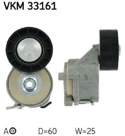 Left SKF-OE VKM 33161 Belt Tensioner, V-ribbed belt for CITROËN,FIAT,PEUGEOT,TOY - Image 21