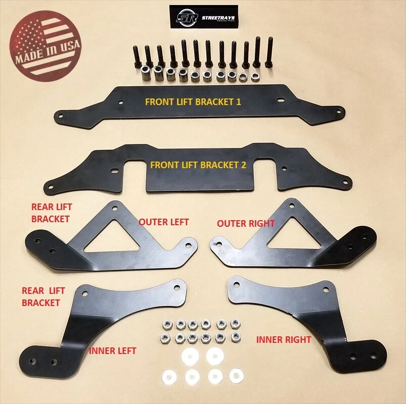 [SR] POLARIS RZR 900-S / 900-4 AJUSTABLE 2"-5" KIT ELEVACIÓN RZR-S RZR-4 2015-2016 Foto 3 de 4