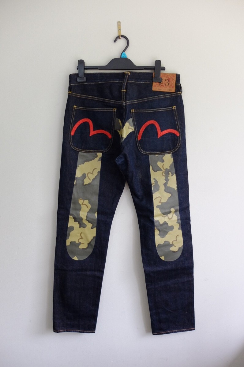 Jean EVISU Vintage Edison Chen No.3 - Lot 2000 - Taille 30/40 - Occasion Bon état