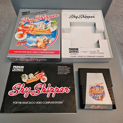 Sky Skipper für Atari 2600 Spiel von Parker - Originalverpackt mit Ins