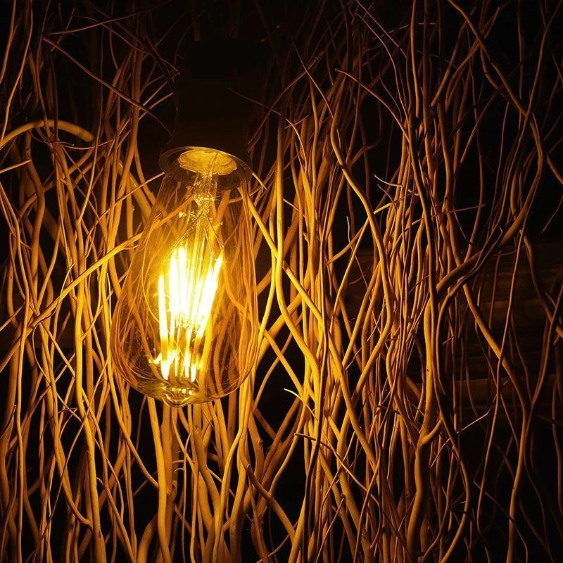 3X E27 LED Bulb 4W ST64 220~250V Globe Warm White Lights Home Lighting Fixtures - Image 4 of 4