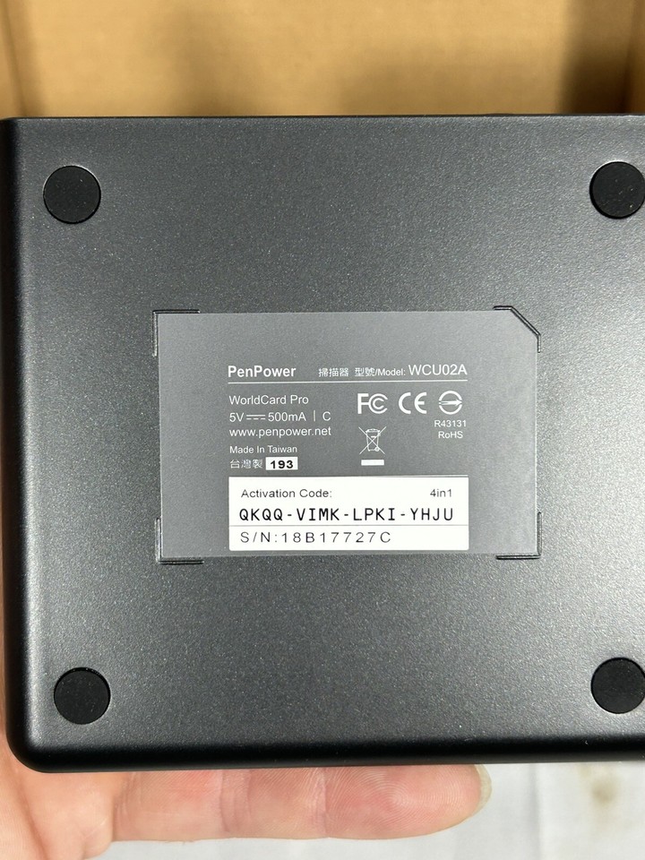 PenPower WorldCard Pro Business Card Scanner (Win/Mac) 4710837756839 eBay