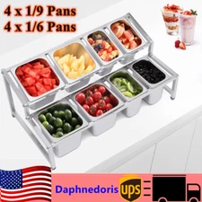 Expandable Spice Rack Stainless Steel Organizer Shelf with Pans Ladles Lids