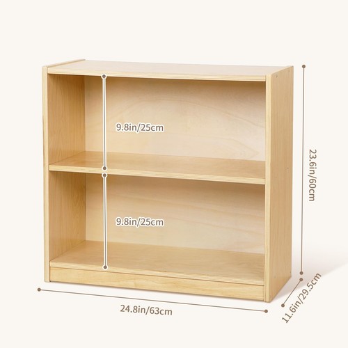 Montessori Toy Shelf, Kids Bookshelf and Toy Storage, Small Bookshelf for Kid... - Picture 3 of 8