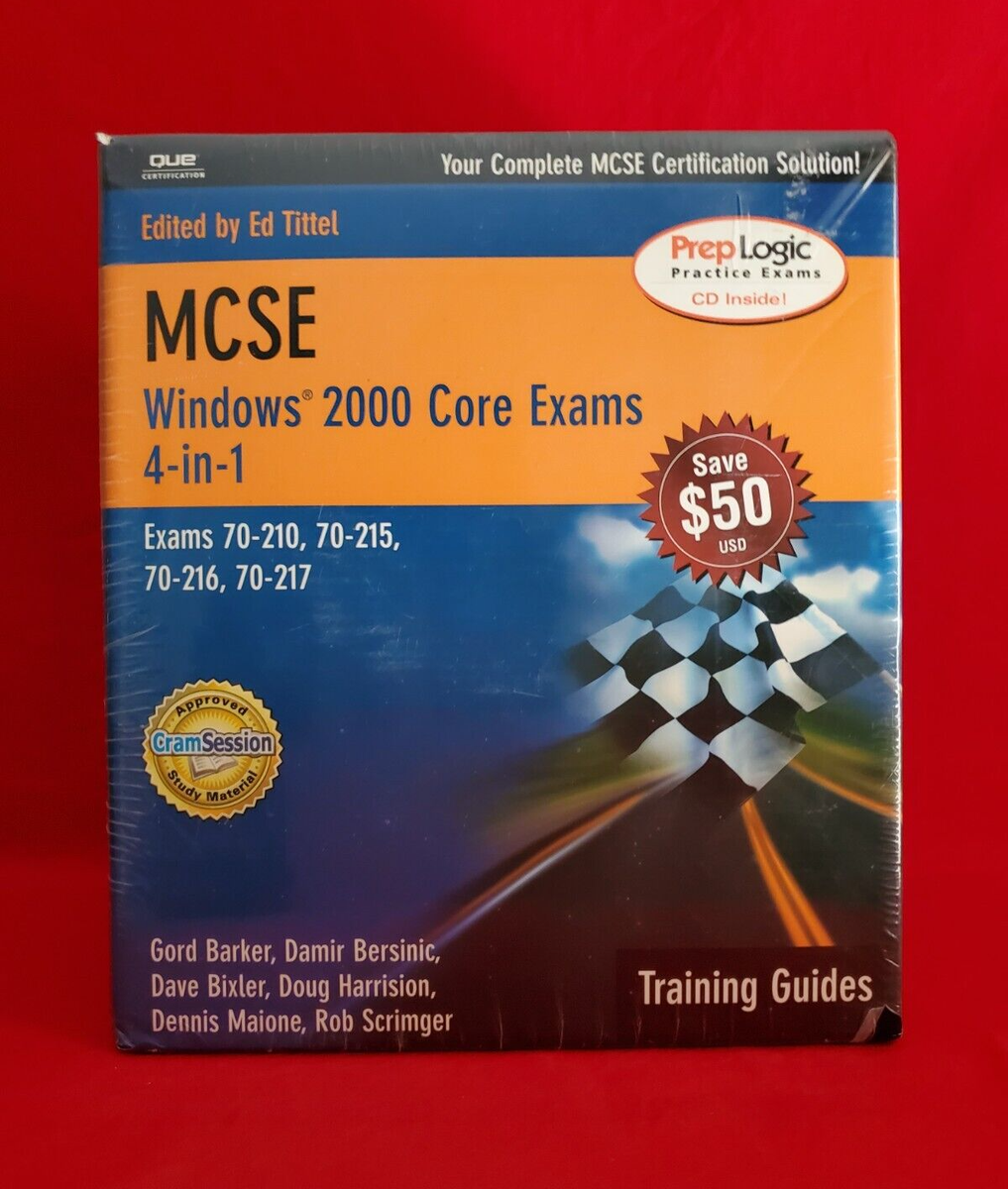 MCSE Windows 2000 Core Exams 4-in-1 Training Guide Box Set with CD 