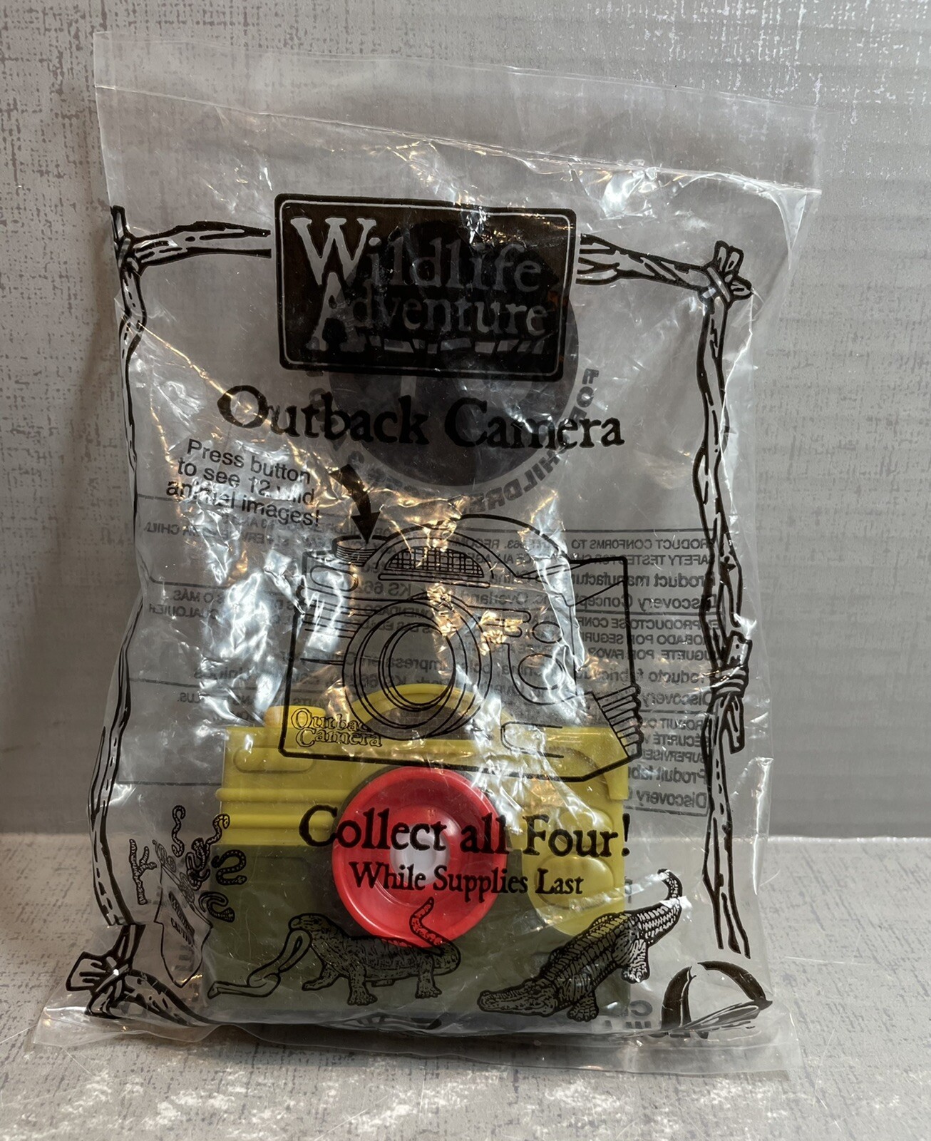 RARE Taco Bell Toy Wildlife Adventure Outback Camera Click Through 12 Images NIP