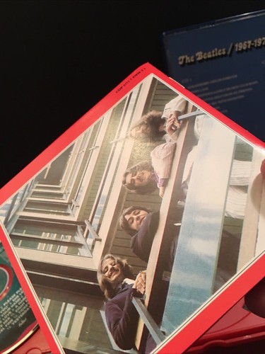 The Beatles 1967-1970 Cd Fat Box With Blue Case..and Red Case 1962-1966 - Picture 8 of 21