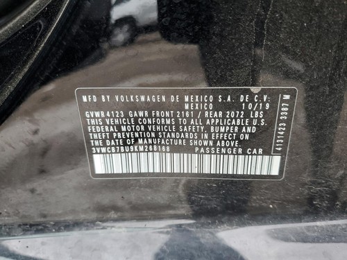 Used Ignition Switch fits: 2019 Volkswagen Jetta keyless ignition pushbutton sta - Picture 13 of 24
