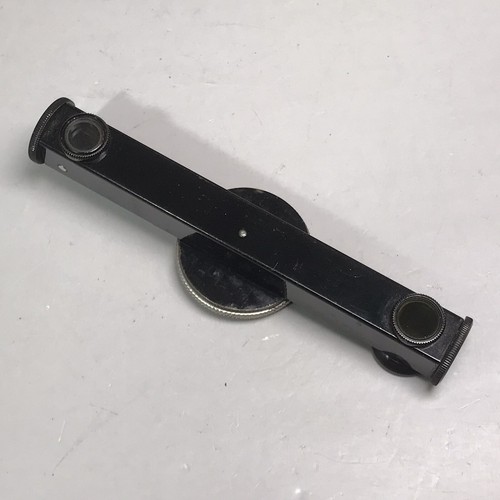 LEICA LEITZ Large Wheel Black & Nickel FONOR Rangefinder w Original Leather Case - Picture 6 of 22