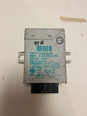 BMW E46 E39 E38 E83 E53 E85 E86 E52 3 5 7 X5 Z4 EWS 3 IMMOBILIZER CNTR UNIT EWS3