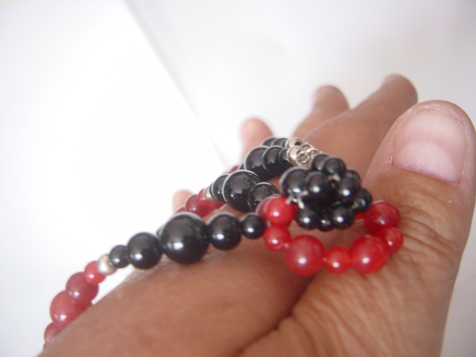 Solid Silver-vintage-genuine ruby & spinels fancy… - image 12