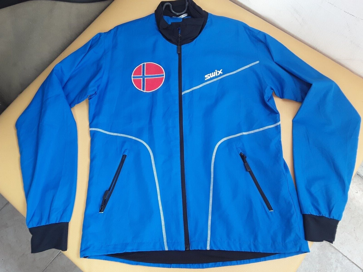1960 SWIX WINDBREAKER M NORWAY BRAND TEAM FLAG men jacket