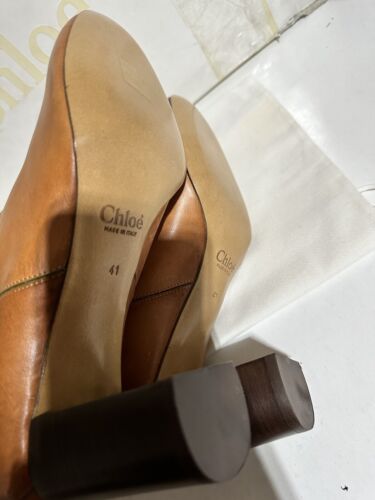 $1395 NUEVAS CHLOE EU 41 Se Adapta a EE. UU. 8.5, 9.5 Botas Hasta la Rodilla Cuero Retazos ESTRECHAS - Imagen 19 de 23