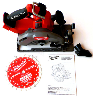 NEW Milwaukee FUEL 2834-20 M18 Circular Saw 7 1/4 Brushless 18V 18 Volt W/ Blade