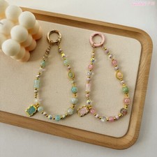 Faux Crystal Chinese Style Cell Phone Chain Charm Cute Alloy Key Chain Accessory