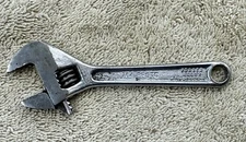 VINTAGE PROTO MODEL NO. 704,  4 INCH ADJUTSTABLE WRENCH DATE CODE = W14
