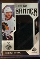 16-17 SP Game Used Banner Year Stanley Cup Finals #BSCPK Patrick Kane Blackhawks