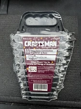 Sears Craftsman USA Nos 11pc Metric Combination Wrench Set 44849 W Tote 7-17mm