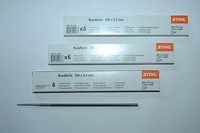 "5206 Stihl Feile Ohne Feilenhalter 18 X Rundfeile 3/8\" 5,2 Mm Feilenset"