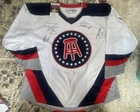 NEW Spittin Chiclets Signed Barstool Hockey Jersey BIZ Whitney RA MG JSA COA