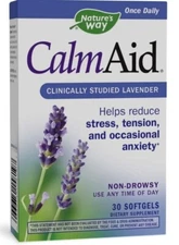 Nature´s Way Calm Aid Silexan Lavender Oil Reduce Stress Packaging may Vary 30ct