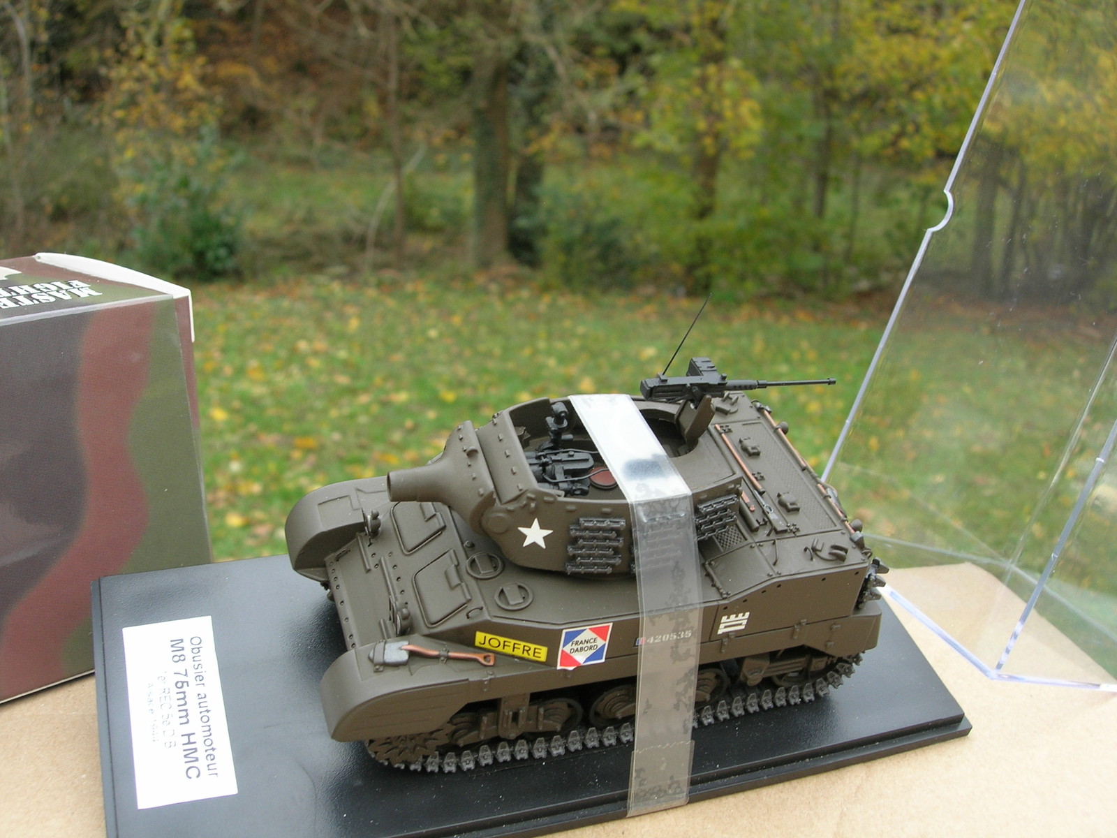 Char M8 75mm HMC Miniature 1/48 Finie Prête à Exposé Master Fighter