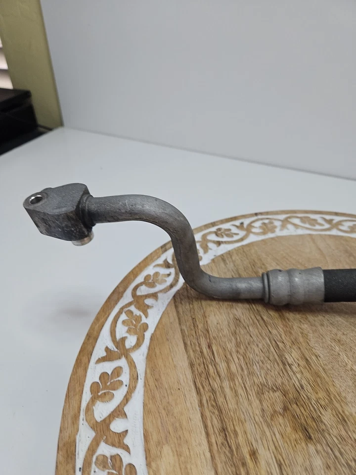 01-04 Jaguar XK8 X100 Línea de manguera de retorno de enfriador de aceite fluido de motor MJE7471AB OEM Foto 4 de 4