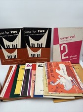 Vtg Lot of 20 Musicals Piano Music Adult Course Various