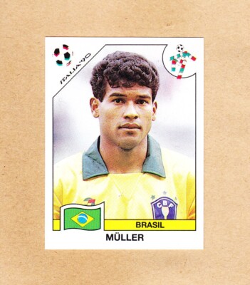 Panini - FIFA World Cup - Italia '90 - Muller - Brazil - # 209 | eBay