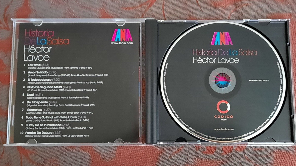 Historia de La Salsa by Héctor Lavoe (CD, Mar-2010, Fania, Hector